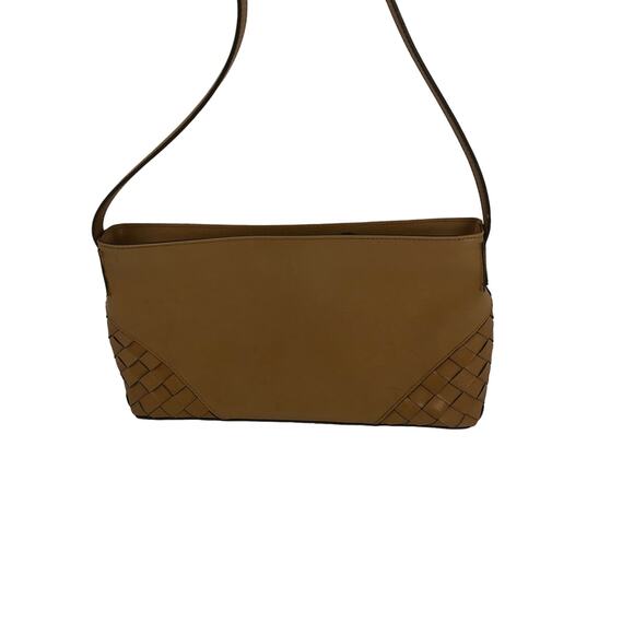 Nine West Faux Leather Woven detail small shoulder bag - Picture 3 of 12